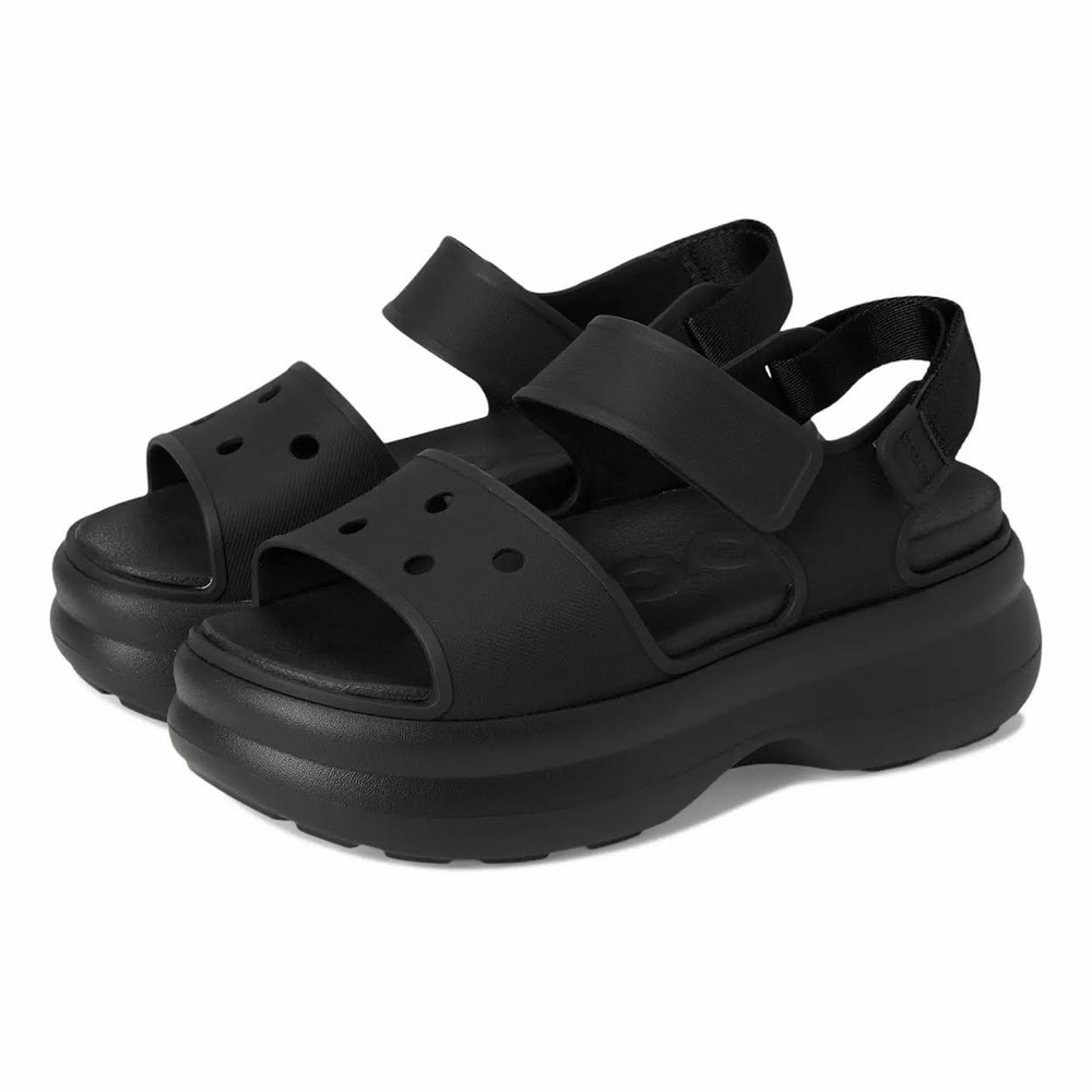 Crocs Soho Y Strap Black Sandals